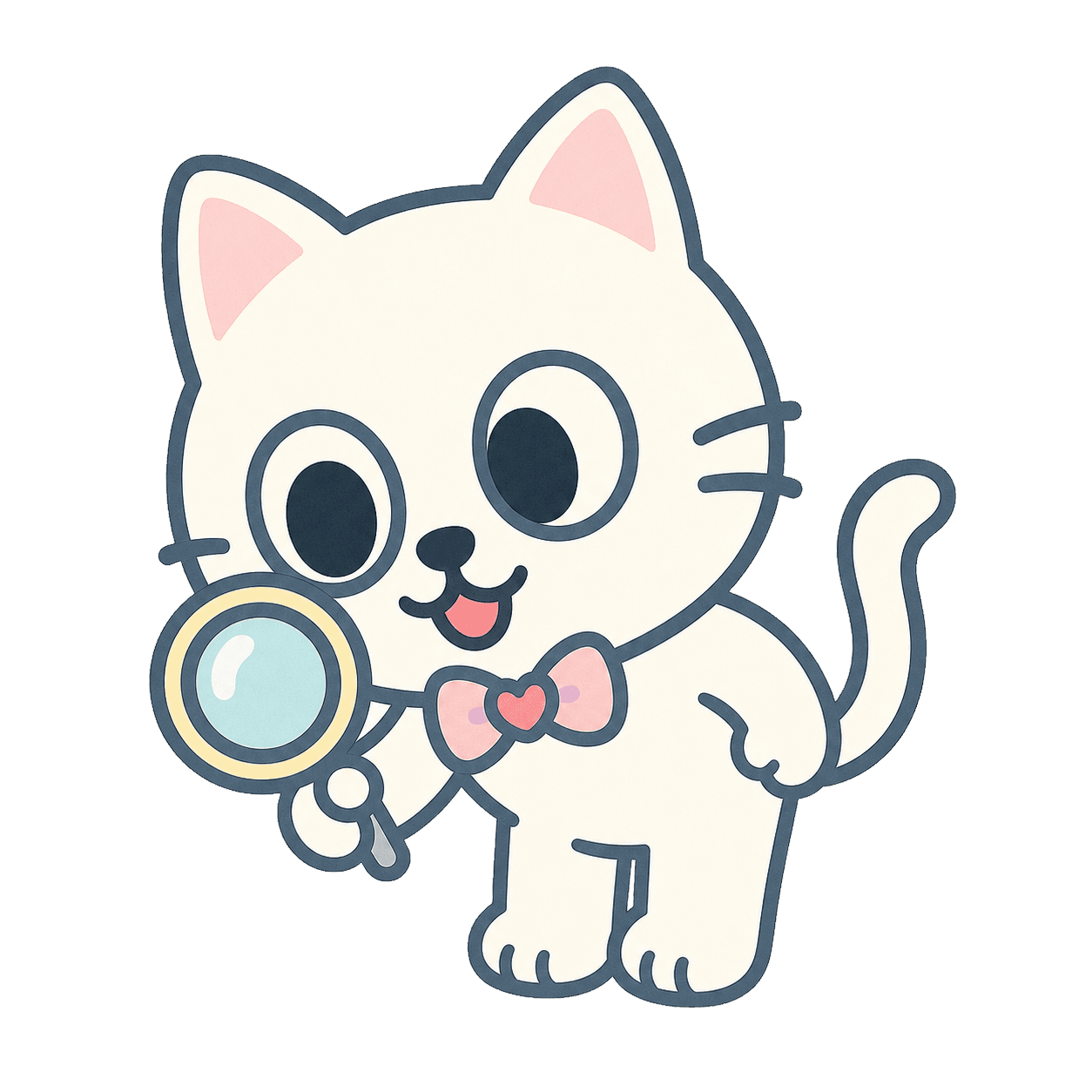 星を観測するニャAI